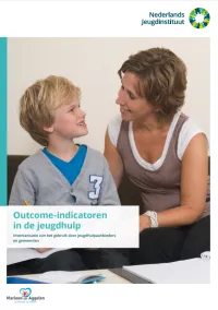 omslag Outcome-indicatoren in de jeugdhulp