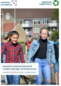 Omslag Publicatie Maatwerk en passend onderwijs bij complexe zorgvragen: de leerling centraal