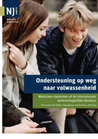 Omslag Ondersteuning op weg naar volwassenheid