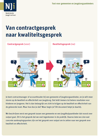 Omslag Van contractgesprek naar kwaliteitsgesprek