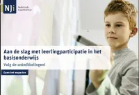 Omslag publicatie NJi over leerlingparticipatie