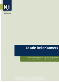 Omslag Lokale rekenkamers over beleid gericht op de Jeugdwet