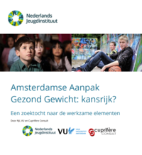 Omslag Amsterdamse Aanpak Gezond Gewicht: kansrijk?