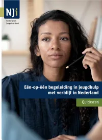 Omslag publicatie NJi over een-op-een-begeleiding jeugdhulp met verblijf