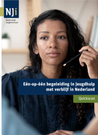 Omslag publicatie NJi over een-op-een-begeleiding jeugdhulp met verblijf