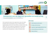 Omslag Gemeenten aan de slag met opvoeden en ouderschap